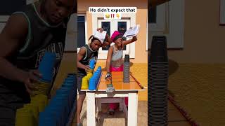 He didn’t expect that 😂‼️👇 #funny #challenge #youtube #shorts #viral #win #trend #game #fun