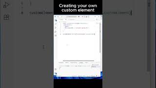 Create your own HTML element #webcomponents #webdevelopment #javascript #frontenddevelopment