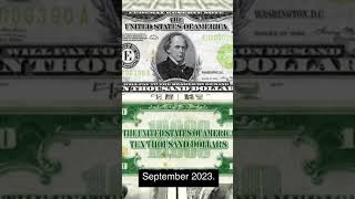 The first $10000 bill and why there are no more large denominations