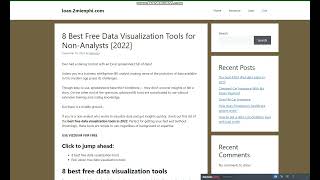 8 Best Free Data Visualization Tools for Non-Analysts [2022]