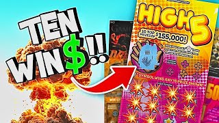 TEN MATCHES BONUS WIN! PA Lottery Scratch off Tickets #lottery #scratchofftickets