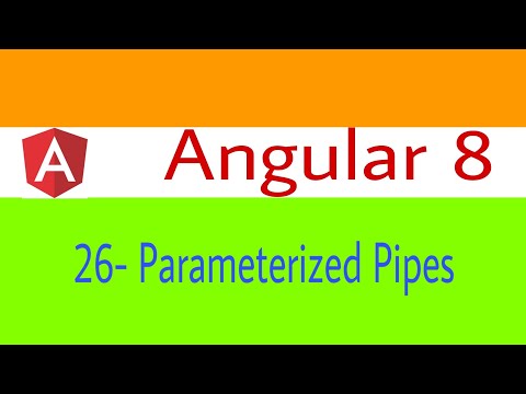 Parameterized Pipes In Angular 8 | Angular 8 Tutorial In Hindi |