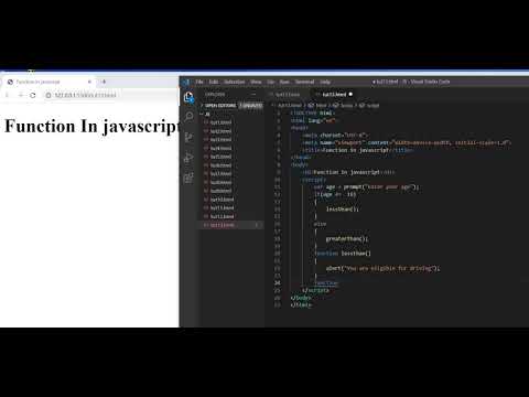 13.  functions in JavaSCript  | JavaScript tutorial for beginners  in Hindi