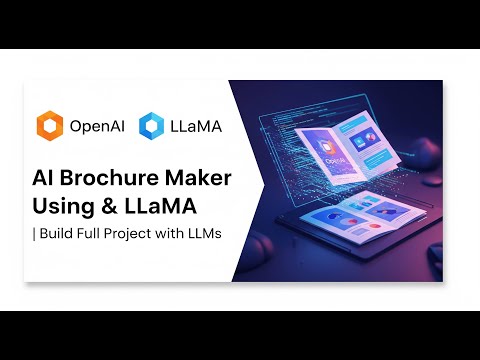 AI Brochure Maker Using OpenAI & LLaMA | Build Full Project with LLMs | Code Infinity