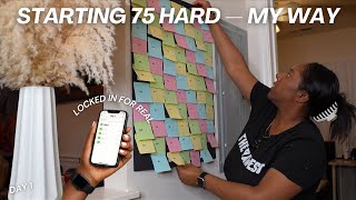 I FINALLY Started 75 Hard! My Rules, Board Setup & Grocery Haul (Day 1)