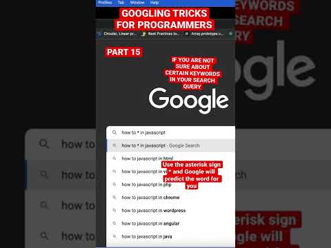 Googling Tricks For Programmers | Part 15 #programming #code