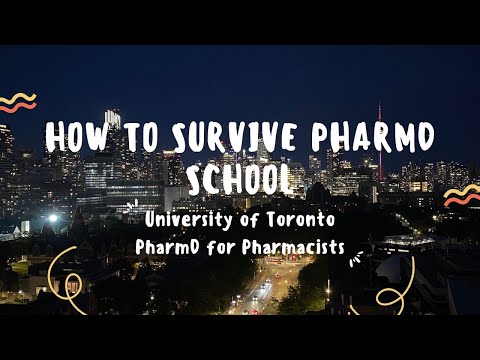 Tips On Course Picking and Surviving PharmD School (University of Toronto PharmD for Pharmacists)