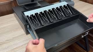 How to Setup and connect your receipt printer and square register with a cash drawer
