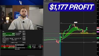 (Day 2 of 19) How be I Made $1,177 Trading Options Today | Key  Sector Outperformance!