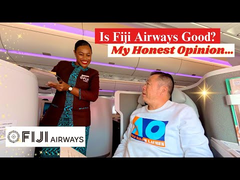 FIJI AIRWAYS A350 Business Class | LAX - Sydney, HONEST FULL FLY REVIEW ✈️