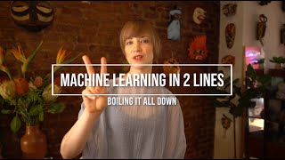 All of machine learning and AI in just 2 sentences