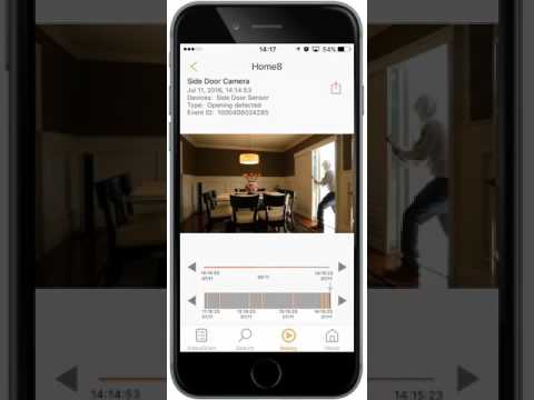 Home8 Alarm Mobile App Event Notification