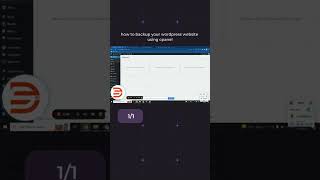 How to Backup your Wordpress website using Cpanel #ytshorts #backupwordpress