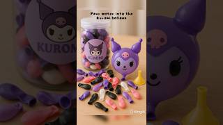 Kuromi & My melody Balloon 🩷💜🖤 #sanrio #kuromi #mymelody #kawaii #cute
