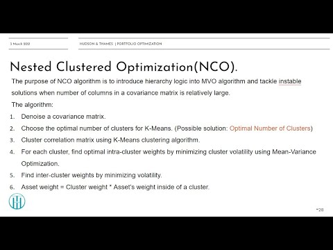 Nested Clustered Optimization (NCO)
