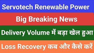 servotech renewable power systems limited share latest news,servotech renewable today news,servotech