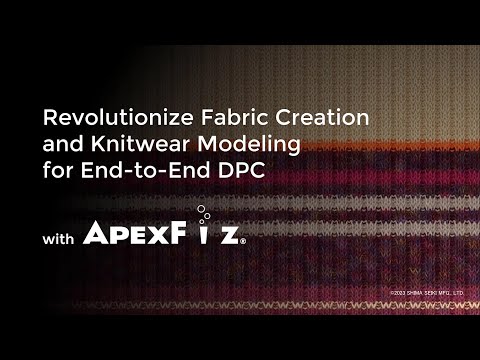 革命性的面料制作和针织服打样下的端到端的数字化开发
