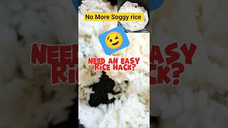 How to Boil Rice Perfectly Every Time 🍚  #cookinghack. #howtocookrice