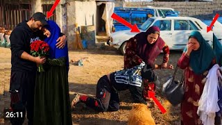 When the second wife gets very angry before she leaves