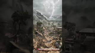 Massive Flash Flood Destroys Village  Shocking AI Natural Disaster Simulation in 4K UHD #viral