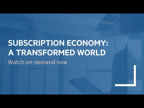 WEBINAR: Subscription Economy - a Transformed World | FT Strategies