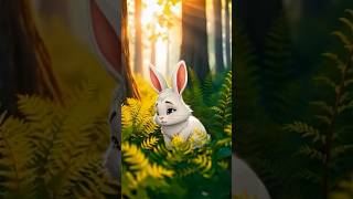 Brainy Bot Helps a Hungry Rabbit! 🤖🐰#CuteStory #RobotHelper