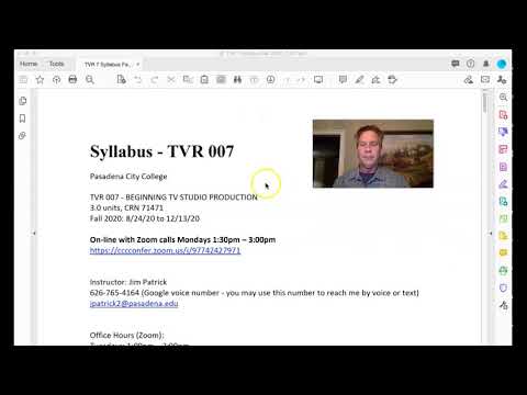TVR 7 Syllabus Video