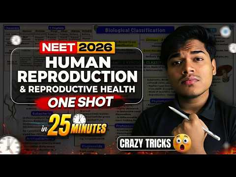 Human Reproduction & Reproductive Health One Shot | NEET Biology | NEET 2026