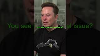 Elon Musk LOSES His COOL During Interview About Remote Work Being MORALLY WRONG | #shorts
