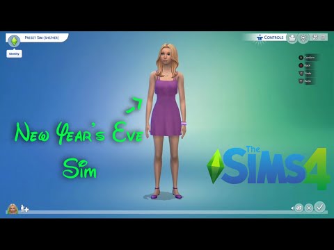 The Sims 4: NYE Sim in CAS!