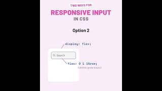 💻🔥Easy Ways to Create Responsive Input Fields Using CSS 🔥 #shorts