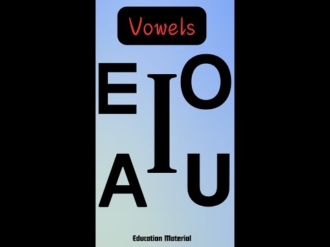 Vowels