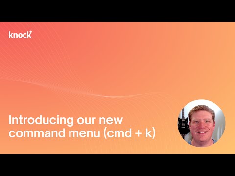 Introducing our new command menu (cmd+k)