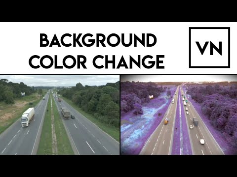 How To Change Video Background Colors In VN Video Editor ! #Shorts #TLShorts