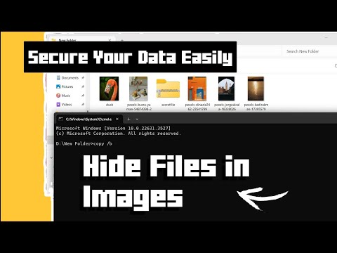 Hide Files in Images: Secure Your Data with This Simple Trick! 🔒🖼️