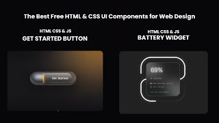 The Best Free HTML & CSS UI Components for Web Design
