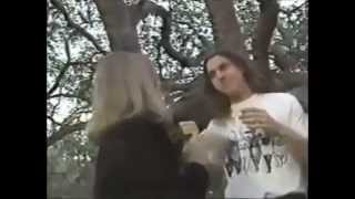 Metal Genius Chuck Schuldiner loves cats