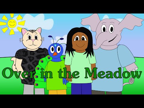 Over in the Meadow by Asha Loves Science - English song for kids with Hindi / Urdu language words.