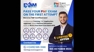 Become PMP Certified with Exam Support!  | PMP Trainings #exampreparation  #examsupport  #itcerts