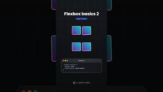 Learn CSS Flexbox | Part 2 - #css #flexbox #webdevelopment
