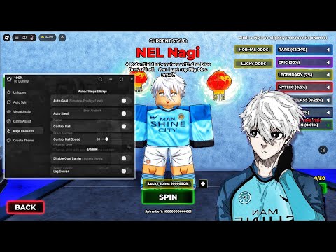 BLUE LOCK: RIVALS Script 2025 INFINITE SPIN, GET AIKU, INF GOAL, AUTO WIN (BEST)