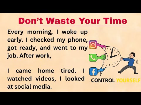 Improve Your English || Don’t Waste Your Time || 100 Sentence Read And Learn English