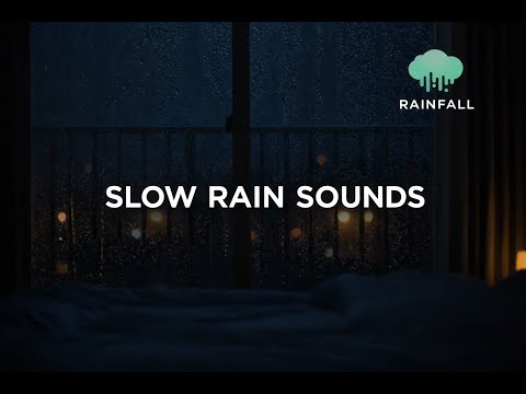 PURE SLOW & GENTLE RAIN 🌧️ | Soft Rain Sounds for Deep Sleep & Relaxation