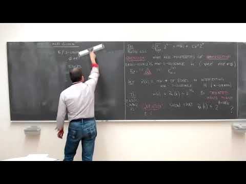 Benny Sudakov (ETH Zürich): Three problems on 3-chromatic intersecting hypergraphs