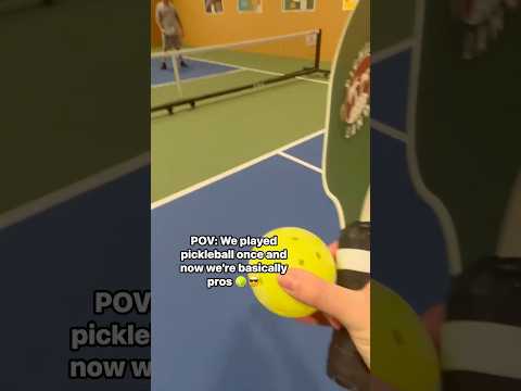 POV: We played pickleball once and now we’re basically pros 🎾😎
