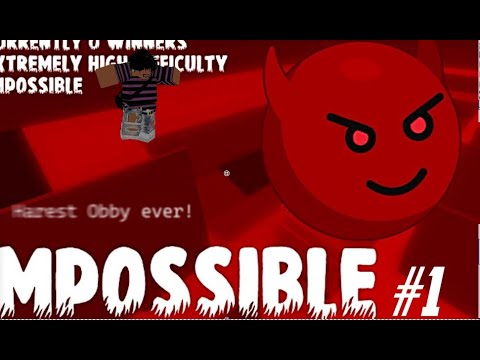 Trying to beat the Impossible obby