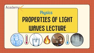 Properties of light waves: Physics(IGCSE, O level, GCSE, A level)