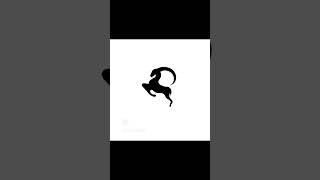 Pictorial mark logo for combination of Cheetah and goat #logomark #logoprocess #TimeLapse