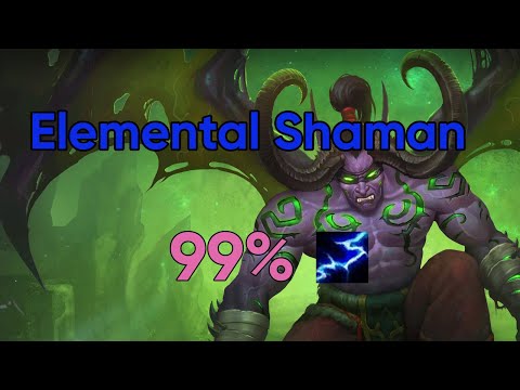 WoW TBC Elemental Shaman 99 parse (1,184 dps) Illidan Stormrage.