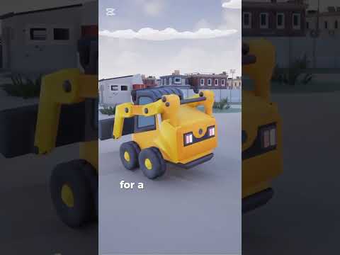 Adding player reward drop zones to my skidsteer game in unreal #excavator #gaming #games #skidsteers